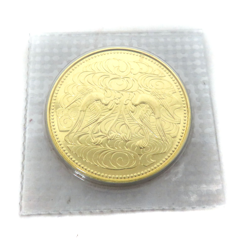 質屋かんてい局オンラインショップ / 細畑店 御在位60周年記念10万円金貨 24金 K24 純金 記念硬貨 記念貨幣 【中古】