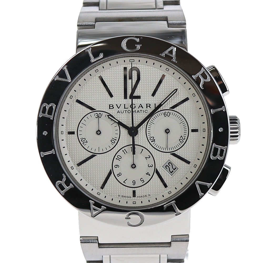ブルガリ Bvlgari BB42SSCH （BB42WSSDCH/N） ブルガリブルガリ クロノグラフ シルバー 【中古】