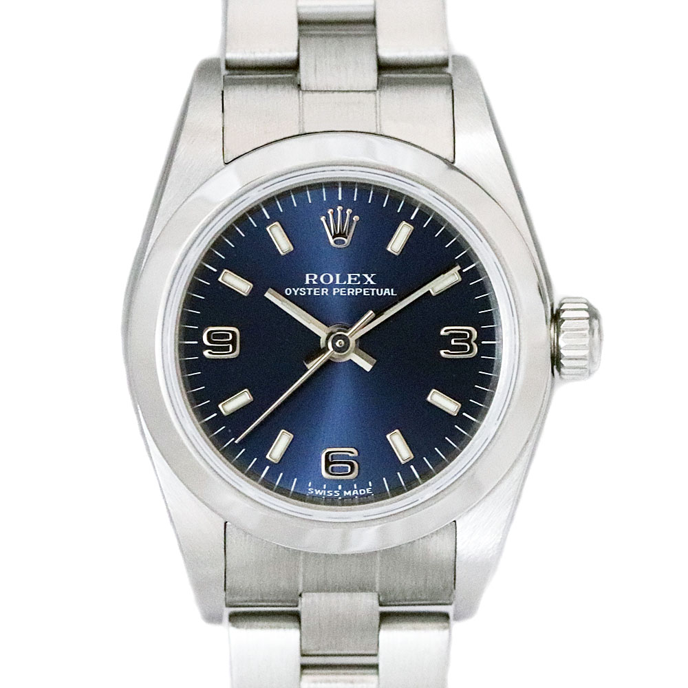 ロレックス Rolex 76080 オイスターパーペチュアル ブルー 【中古】