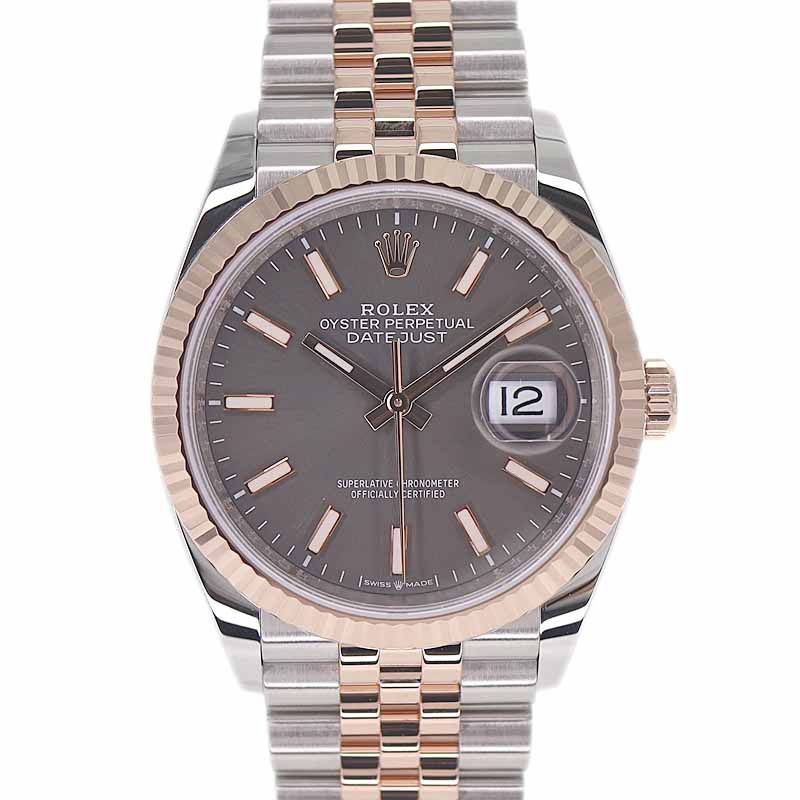 ロレックス Rolex 126231 デイトジャスト36 スレート（グレー） ジュビリーブレス【中古】