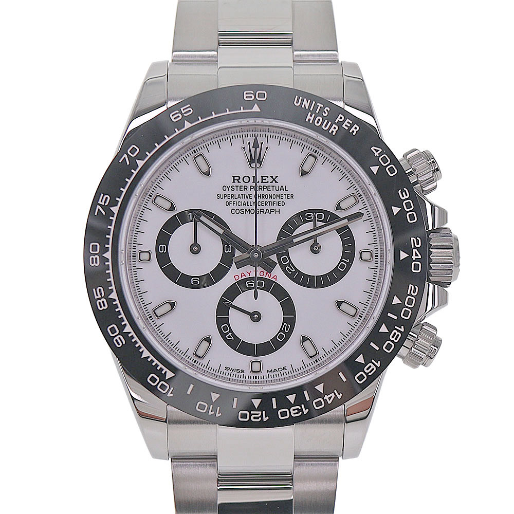 ロレックス Rolex 116500LN コスモグラフ デイトナ ホワイト メンズ【中古】