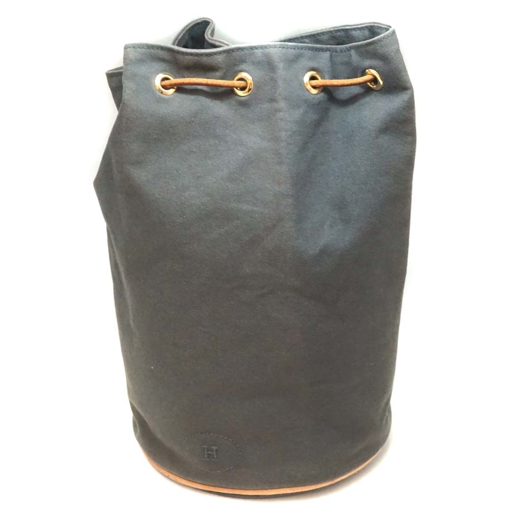 エルメス Hermes ポロションミミルPM リュック グレー 鞄【中古】