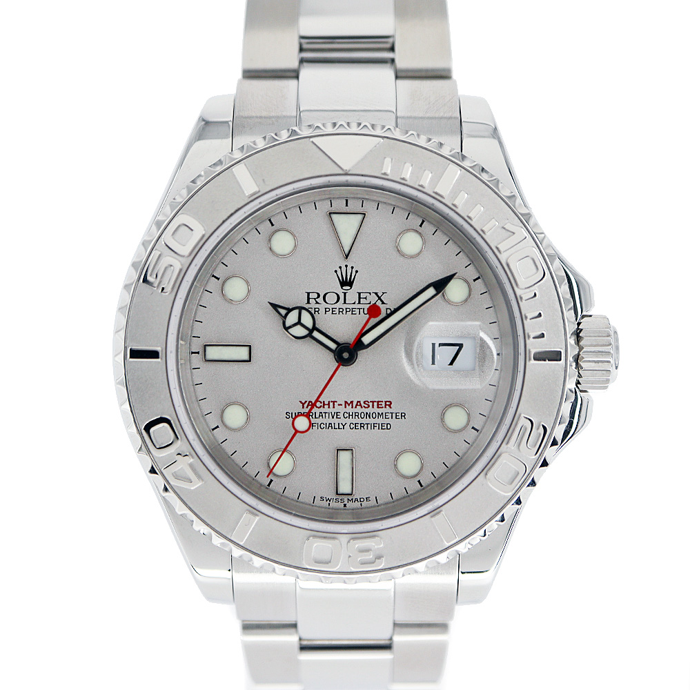 ロレックス Rolex 16622 ヨットマスターロレジウム シルバー【中古】