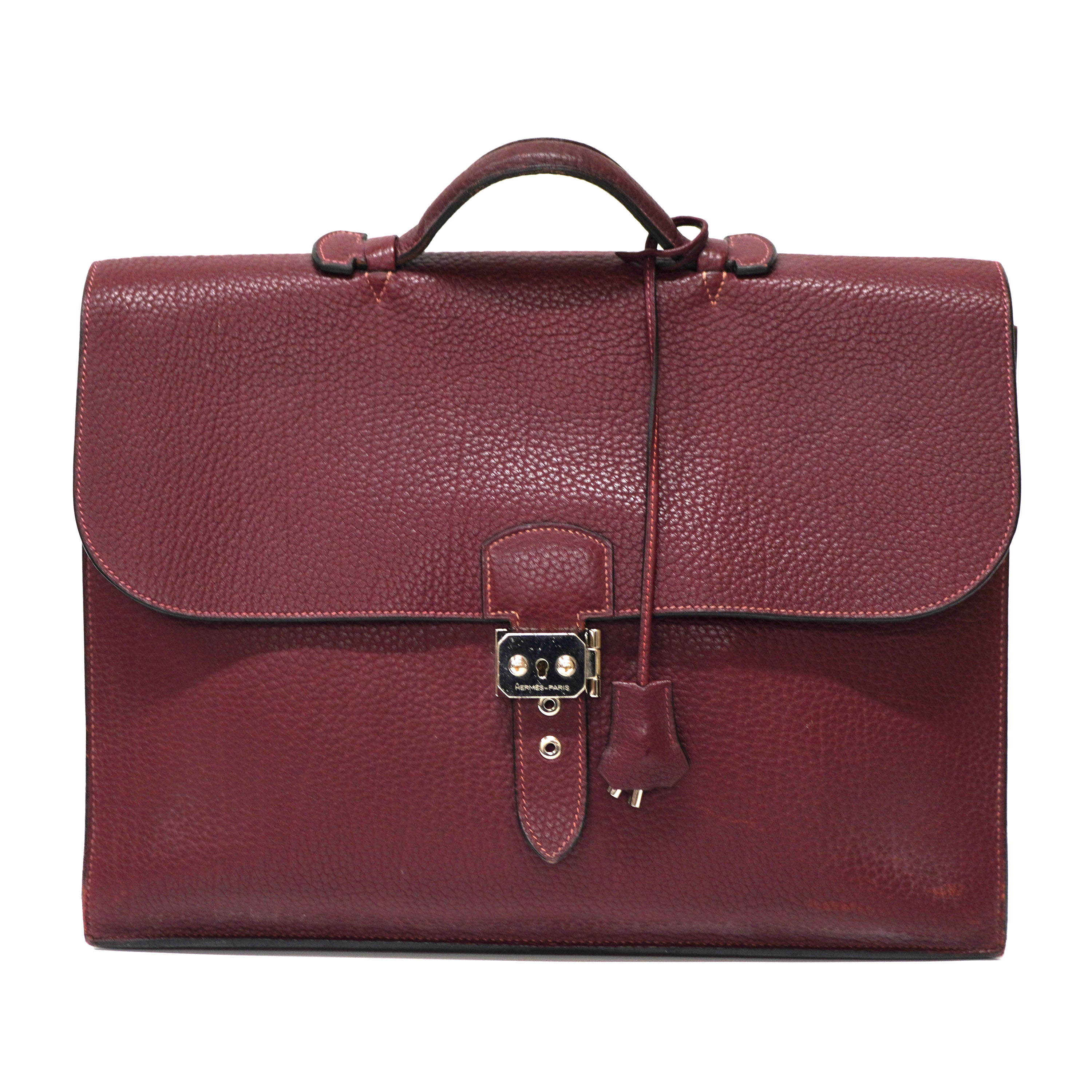エルメス Hermes サックアデベッシュ38 ビジネスバッグ 【中古】