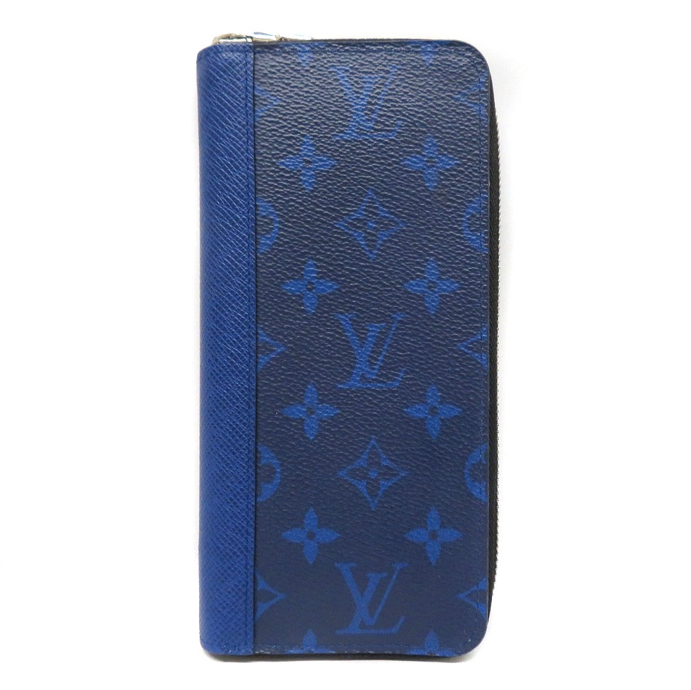 ルイヴィトン Louis Vuitton M30447 ジッピーウォレット・ヴェルティカル 長財布 ブルー 【中古】