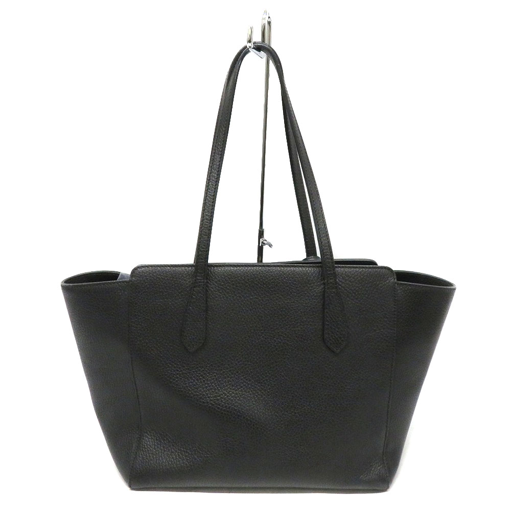 質屋かんてい局オンラインショップ / GUCCI 【グッチ】 354408 スウィング トートバッグ レザー シンプル 黒系 ブラック系 ...