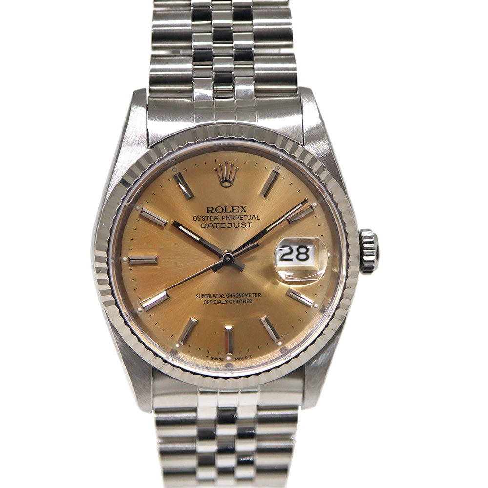 ロレックス Rolex 16234 デイトジャスト シルバー【中古】