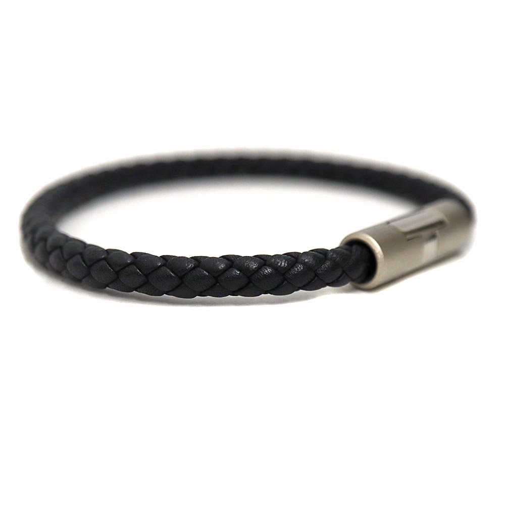 【超美品】 エルメス  パズルH  レザー ブレスレット 黒  バングル 超美品】 エルメス パズルH レザー ブレスレット 黒 バングル