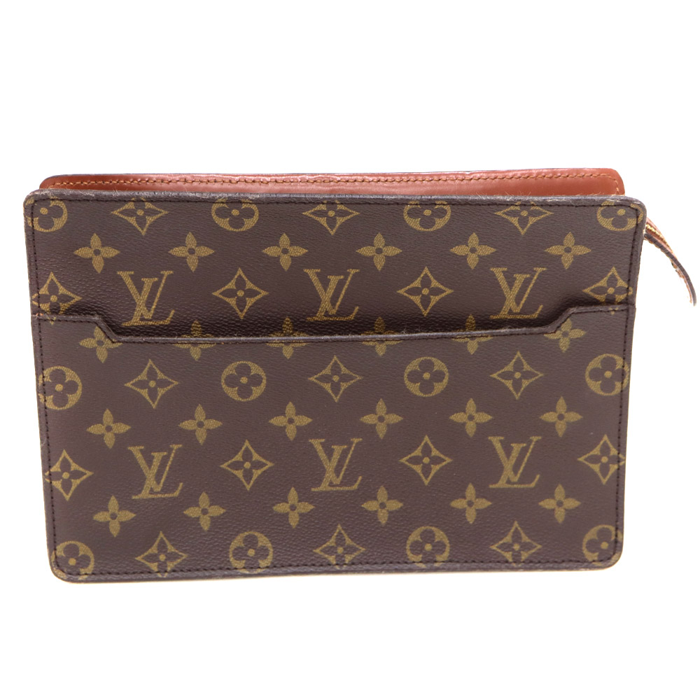 ルイヴィトン Louis Vuitton M51795 ポシェットオム モノグラムキャンバス ブラウン セカンドバッグ【中古】