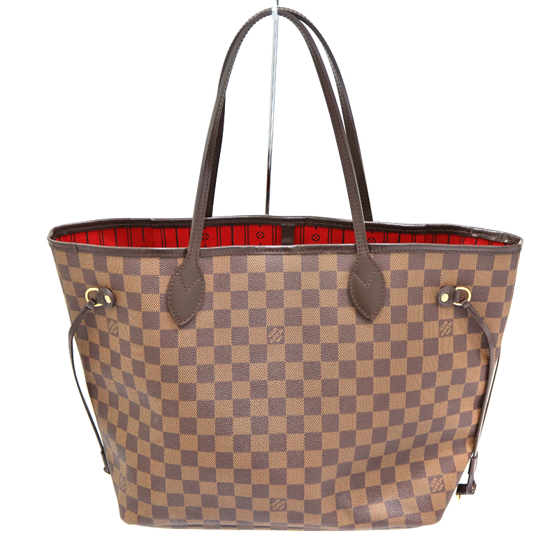 ルイヴィトン Louis Vuitton N51105 ネヴァーフルMM ダミエ エベヌ ブラウン 【中古】
