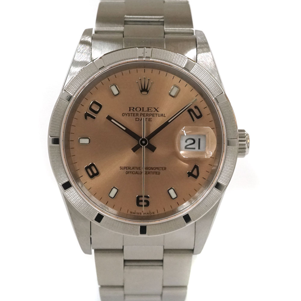 ロレックス Rolex 15210 オイスターパーペチュアル ピンク文字盤【中古】