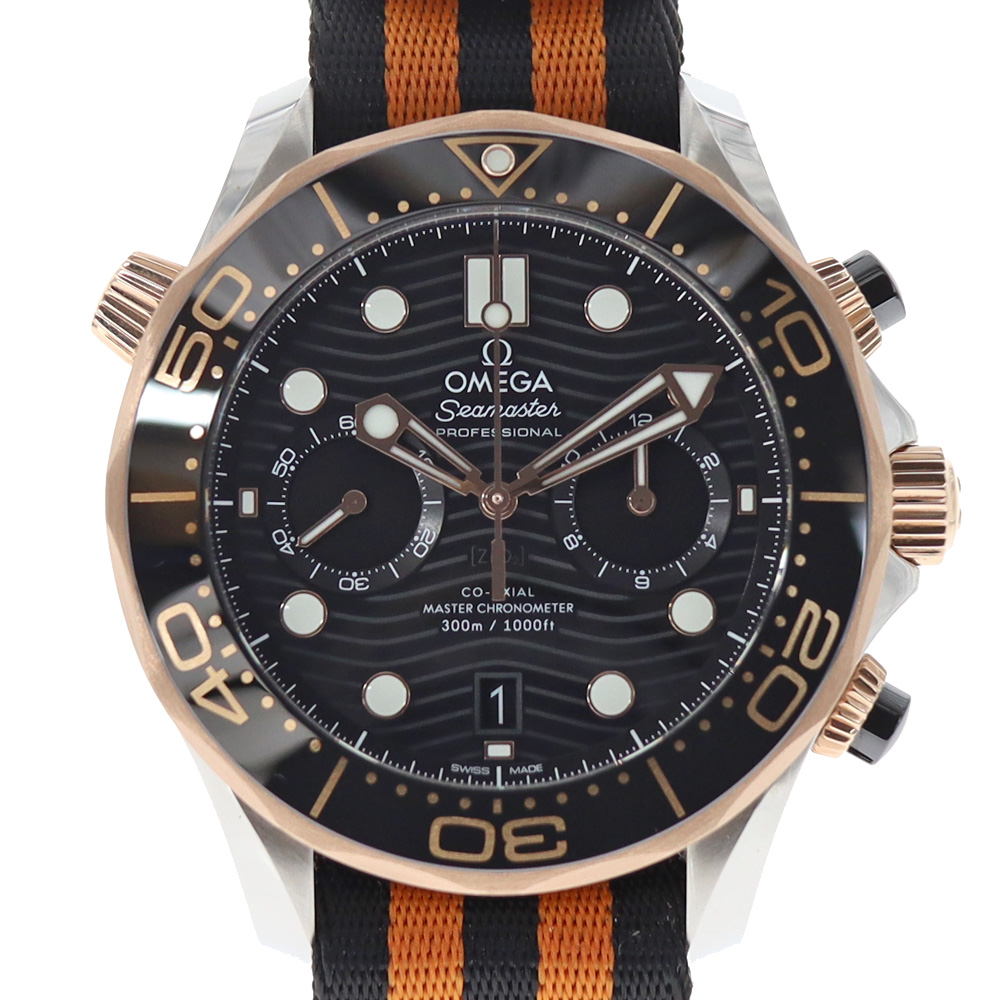 オメガ Omega 210.22.44.51.01.001 シーマスターダイバー300 セドナゴールド ブラック 【中古】