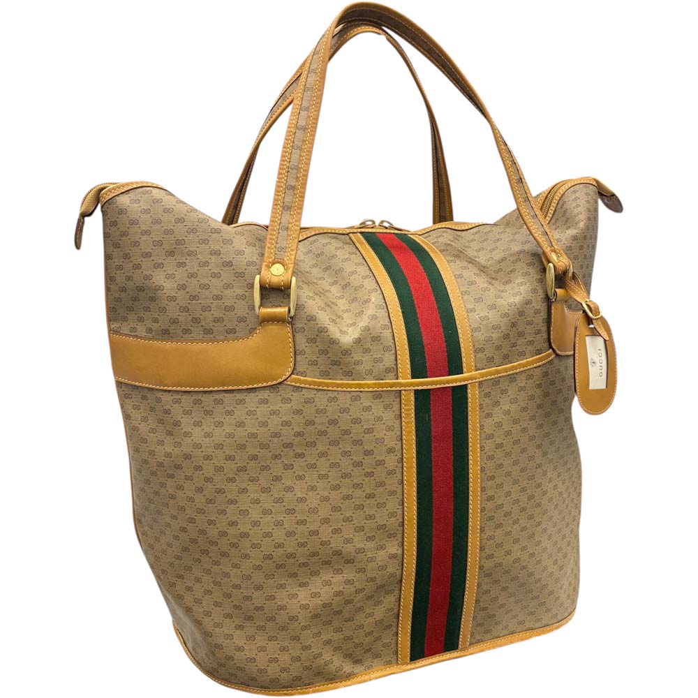 グッチ Gucci 012-525-1742 マイクロGG トートバッグ 【中古】
