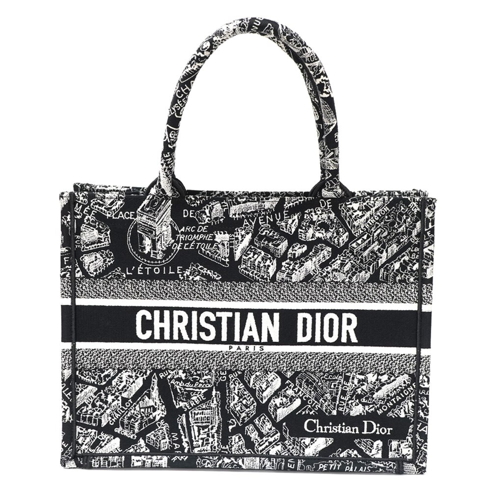 クリスチャンディオール Christian dior M1296ZOMP ブックトートミディアム トートバッグ 【中古】