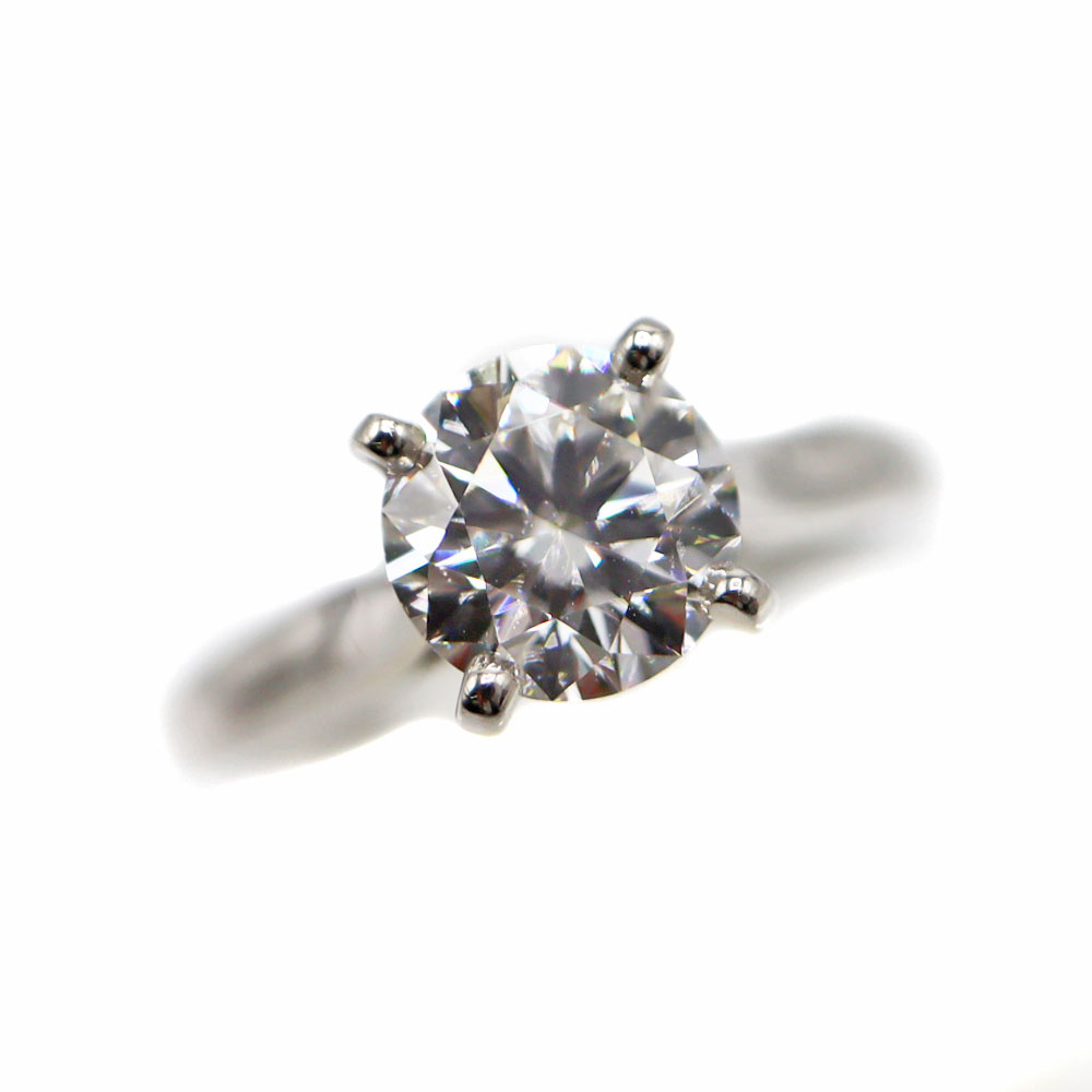 カルティエ Cartier N4162947 D1.04ct 1895 ソリテールリング 指輪 Pt950 プラチナ レディース【中古】