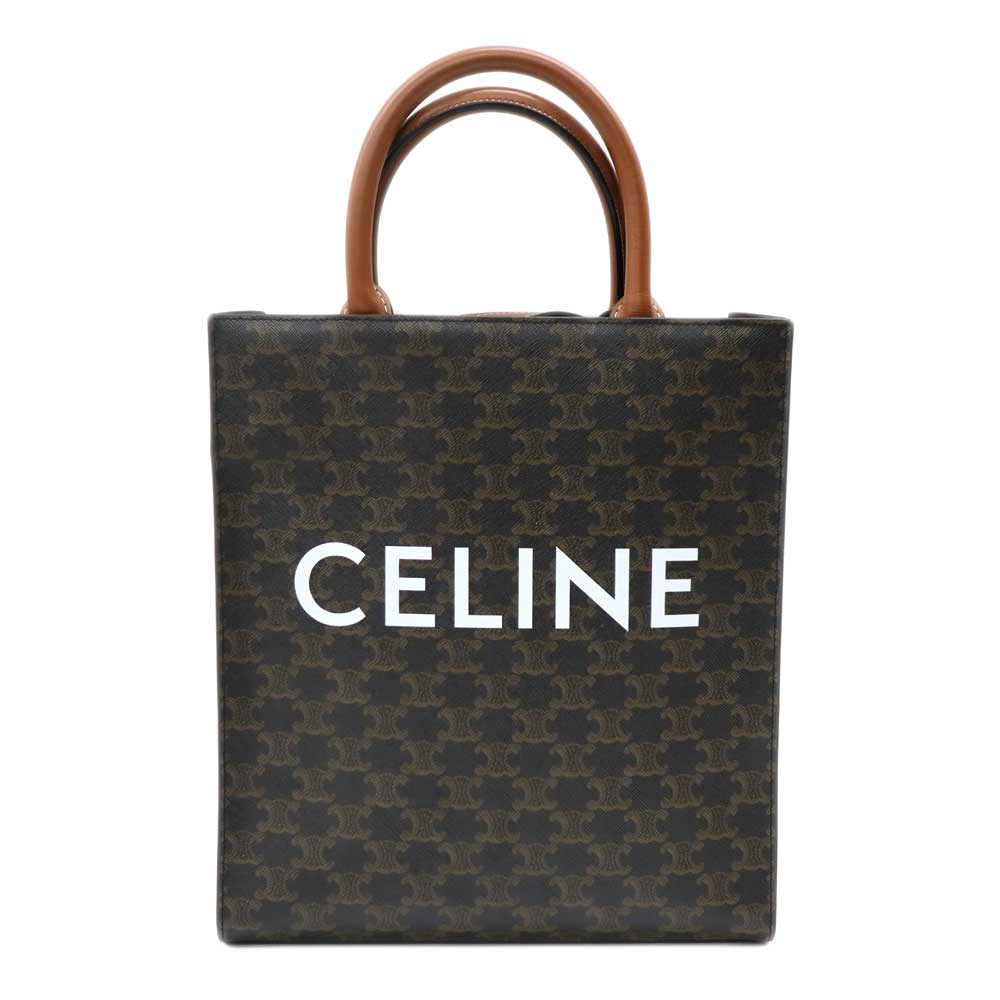 セリーヌ Celine 191542BZK.04LU スモールバーティカルカバ トリオンフ 【中古】