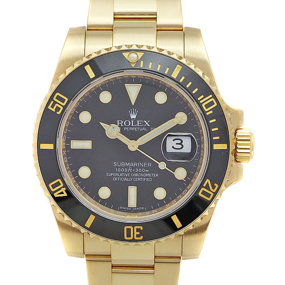 ロレックス Rolex 116618LN サブマリーナー ブラック【中古】