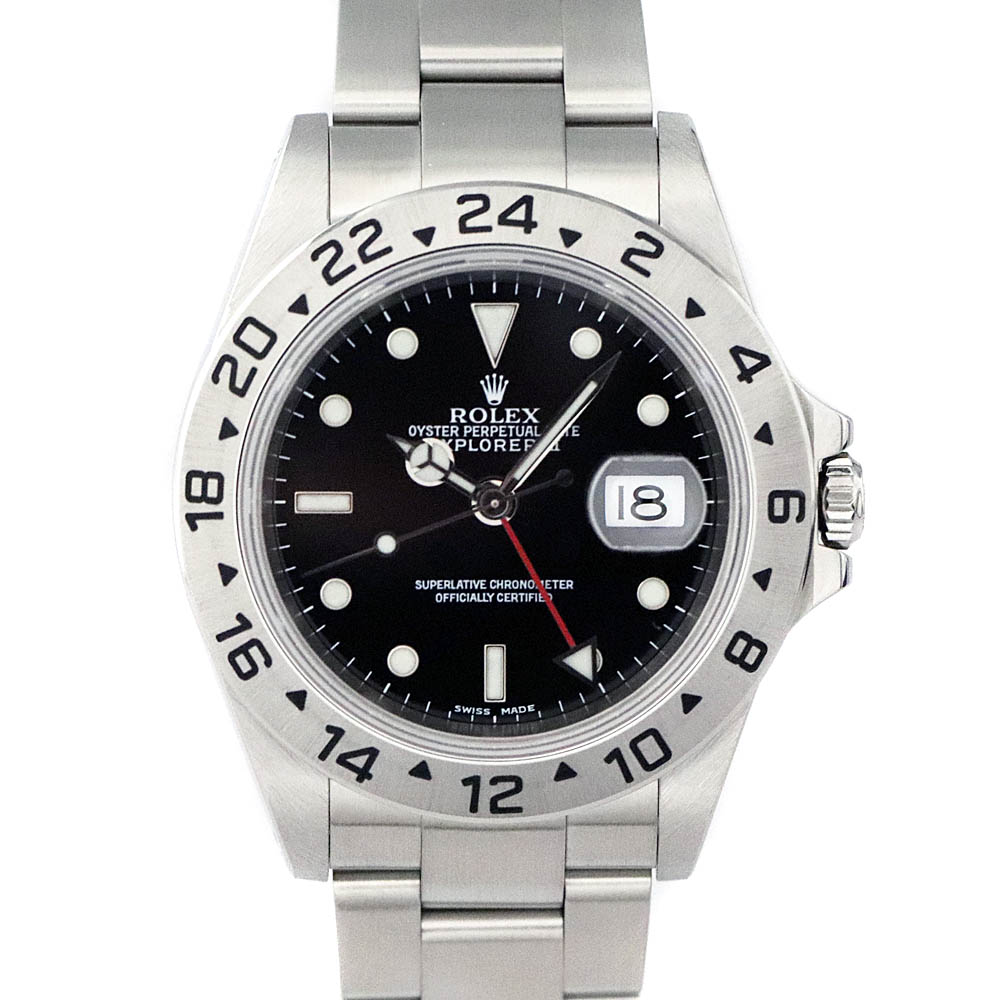 ロレックス Rolex 16570 エクスプローラー2 ブラック 【中古】