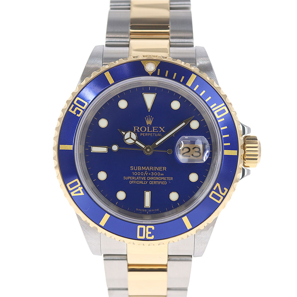 ロレックス Rolex 16613 サブマリーナーデイト ブルー 【中古】