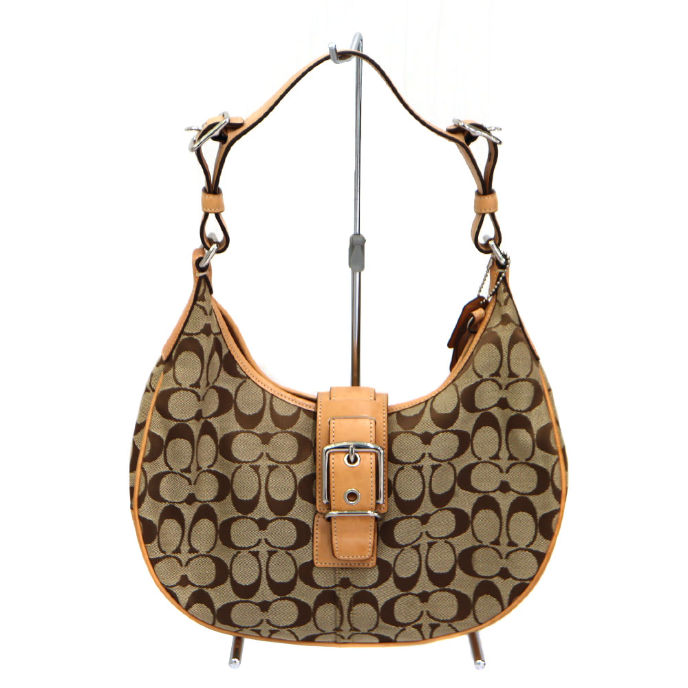コーチ Coach 6363 ソーホー ワンショルダーバッグ ベージュ レディース 【中古】