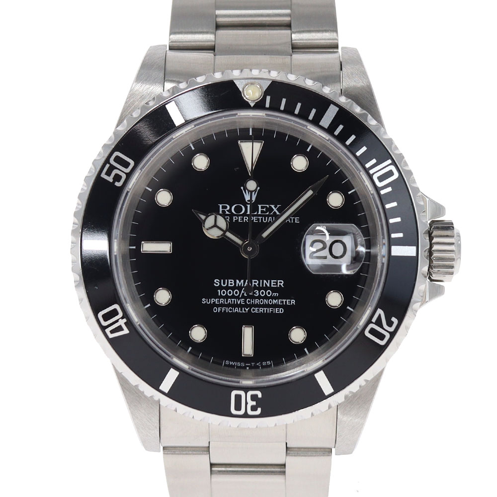 ロレックス Rolex 16610 サブマリーナーデイト ブラック【中古】