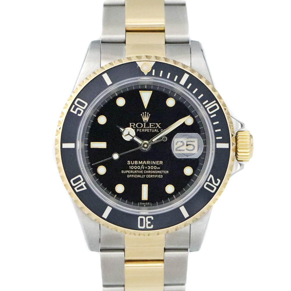 ロレックス Rolex 16613 サブマリーナー デイト ブラック 【中古】