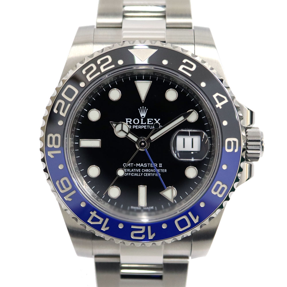 ロレックス Rolex 116710BLNR GMTマスター2 腕時計 メンズ【中古】