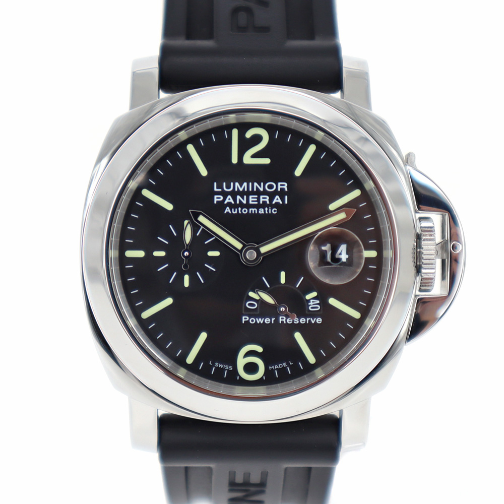 オフィチーネ パネライ O.panerai PAM00090 ルミノール パワーリザーブ ブラック 【中古】