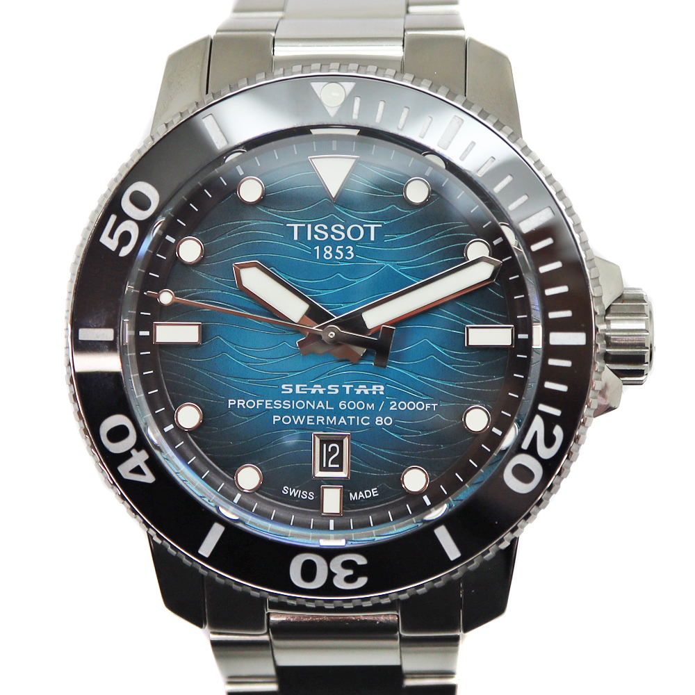 ティソ Tissot T120.607.11.041.00 シースター グラデーション ブルー文字盤【中古】