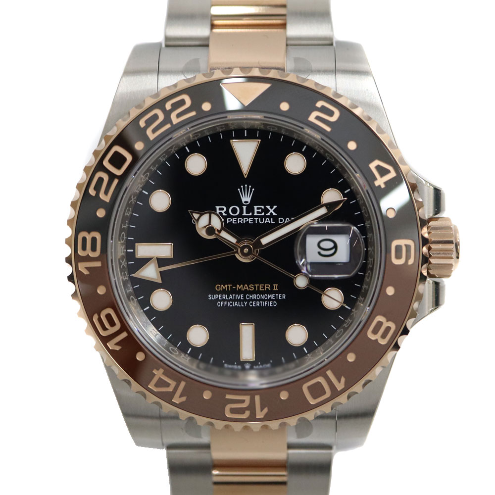 ロレックス Rolex 126711CHNR GMTマスター2 カフェオレ 腕時計 メンズ【中古】