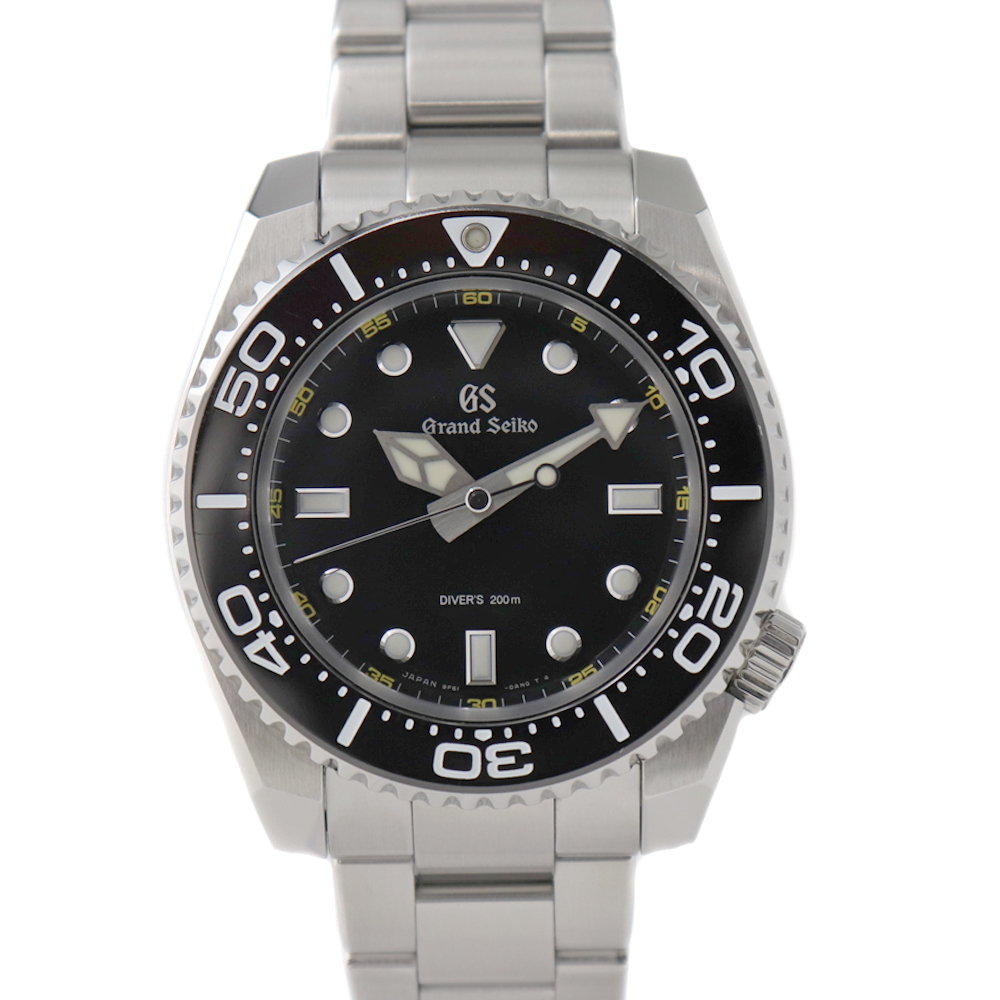 グランドセイコー Grand Seiko SBGX335 9F61-0AL0 スポーツコレクション ブラック 【中古】