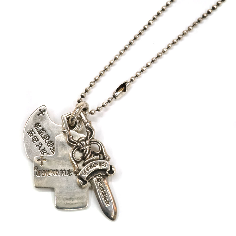 シルバースリートリンケッツネックレス CHROME HEARTS クロムハーツ 3TRINKETS/スリートリンケッツ