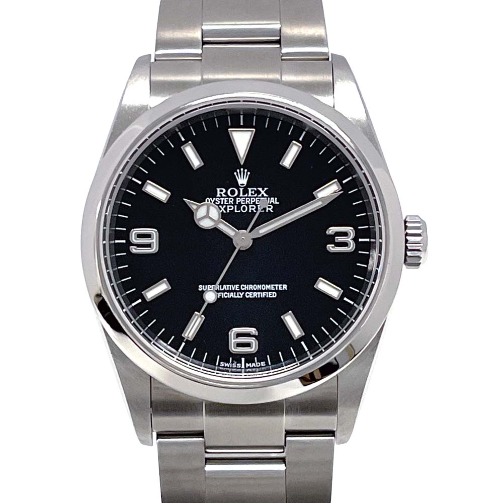 ロレックス Rolex 114270 エクスプローラー1 ブラック メンズ 【中古】