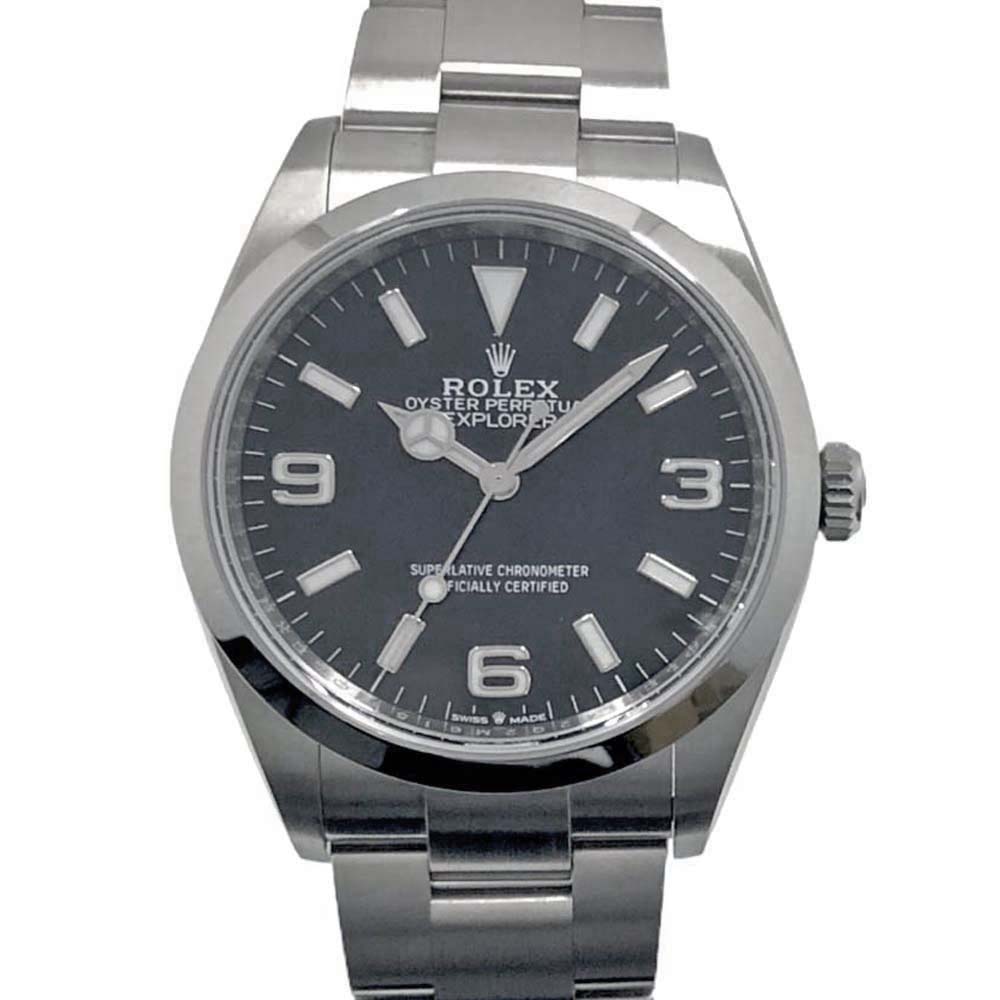 ロレックス ROLEX 124270 エクスプローラー36 ブラック メンズ 【中古】
