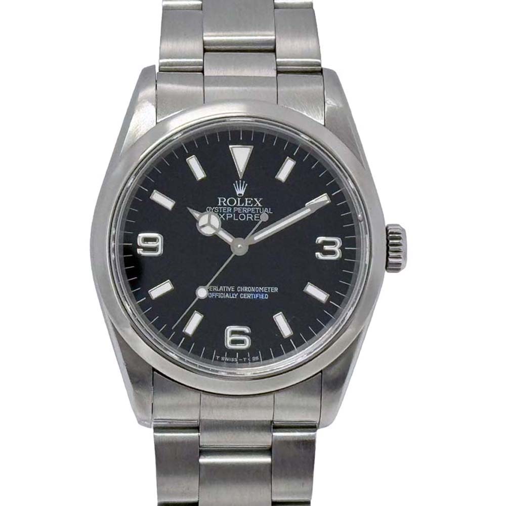 ロレックス ROLEX 14270 エクスプローラーⅠ ブラック メンズ【中古】