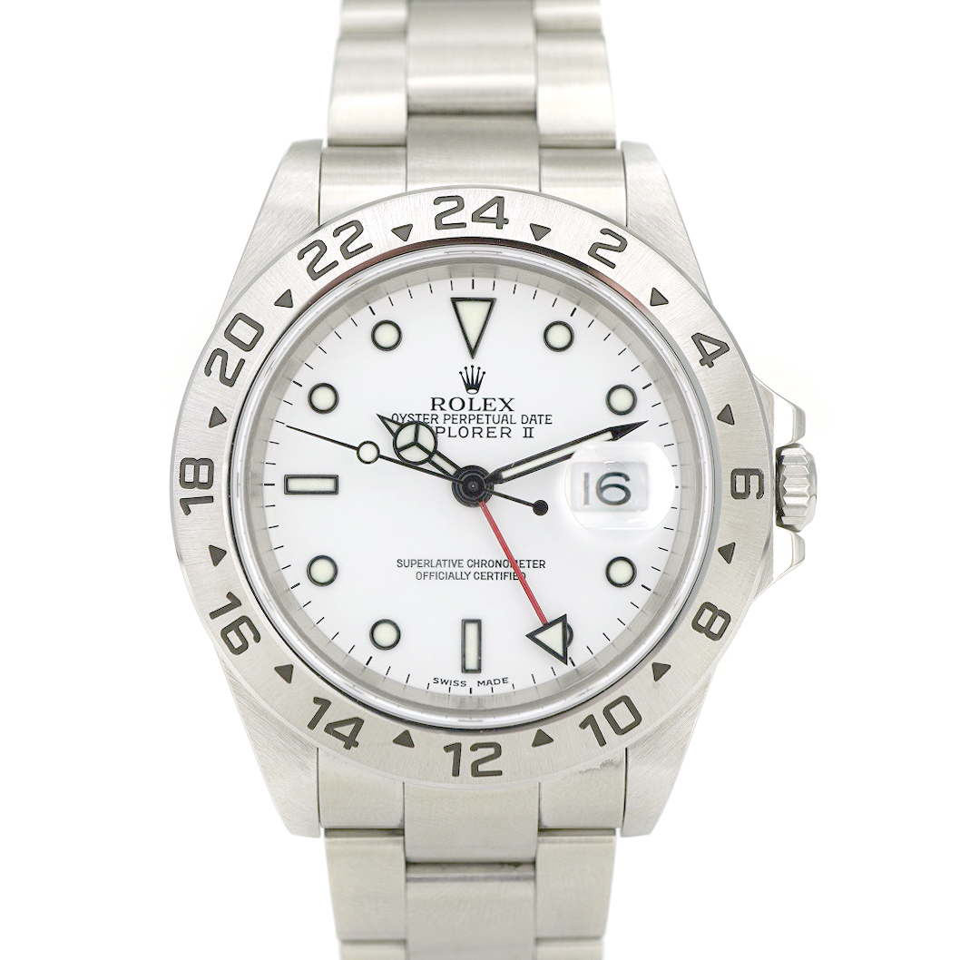 ロレックス Rolex 16570 エクスプローラー2 ホワイト 【中古】