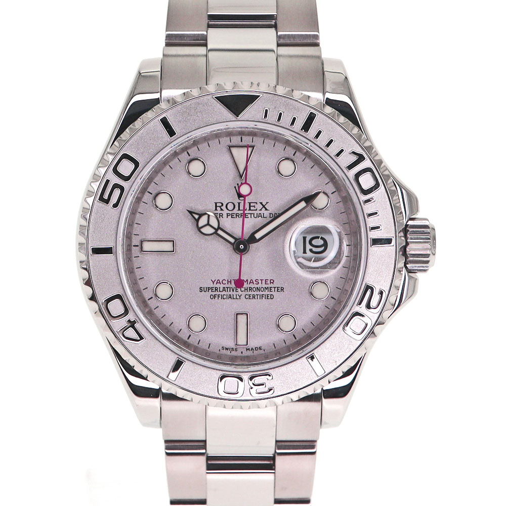 ロレックス Rolex 16622 ヨットマスターロレジウム  シルバー文字盤【中古】