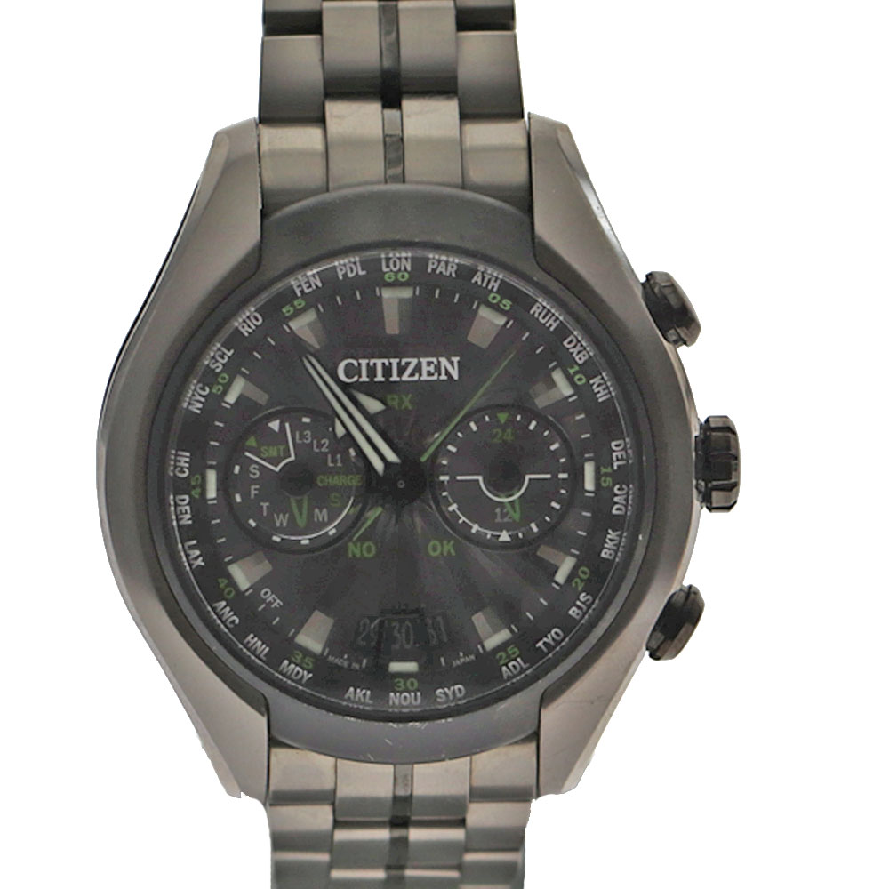 シチズン Citizen H909-S084857 プロマスターサテライトウェーブエア グレー 【中古】