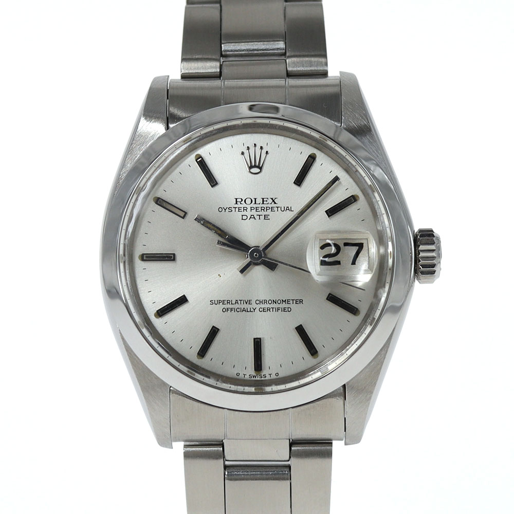ロレックス Rolex 1500 オイスターパーペチュアルデイト シルバー 【中古】