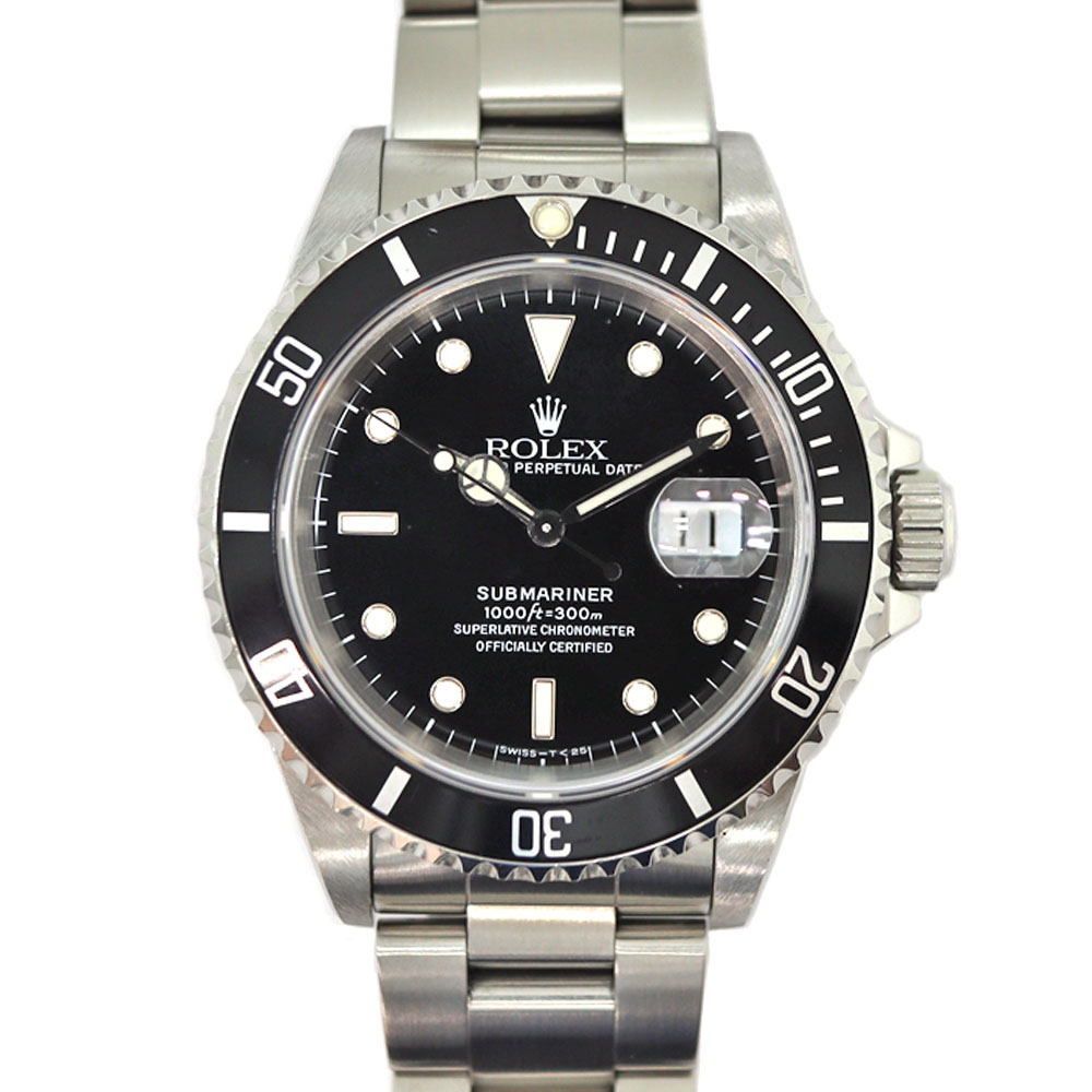ロレックス Rolex 16610 サブマリーナーデイト ブラック【中古】