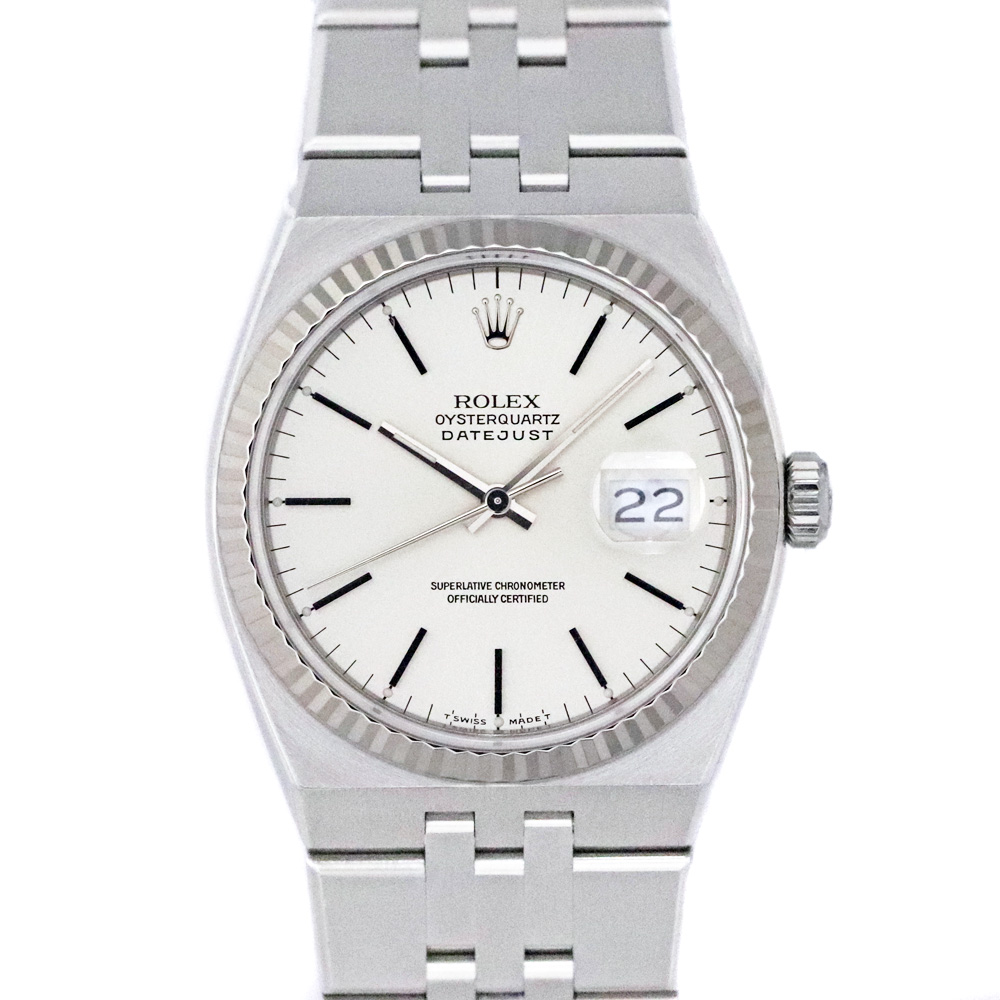 ロレックス Rolex 17014 オイスタークオーツ デイトジャスト シルバー 【中古】