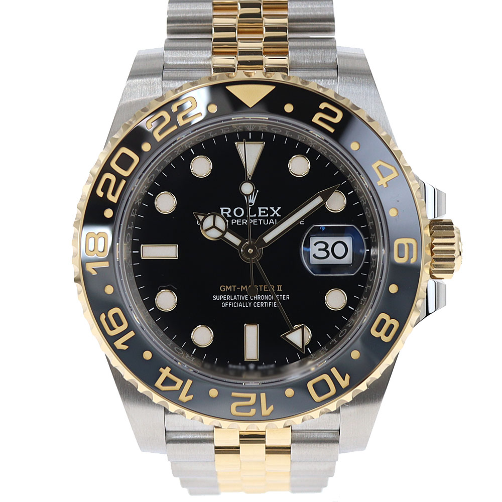 ロレックス Rolex 126713GRNR GMTマスター2 ブラック 【中古】
