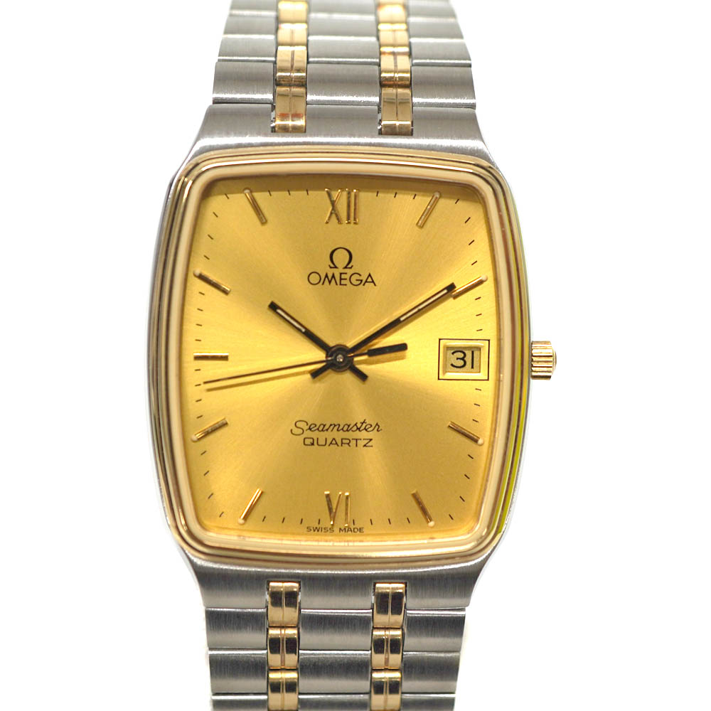オメガ Omega 396.0979 シーマスター コンビ ゴールド文字盤 【中古】