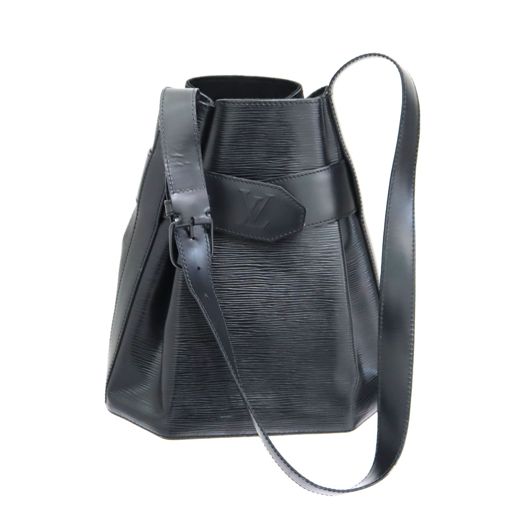 ルイヴィトン Louis vuitton M80157 サックデポールPM ショルダーバッグ エピ ブラック【中古】