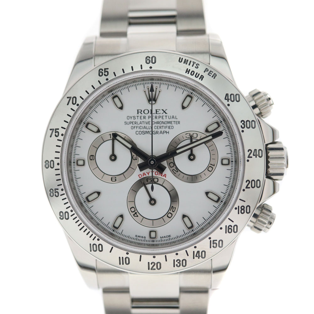 ロレックス Rolex 116520 コスモグラフ デイトナ クロノグラフ ホワイト  白文字盤【中古】