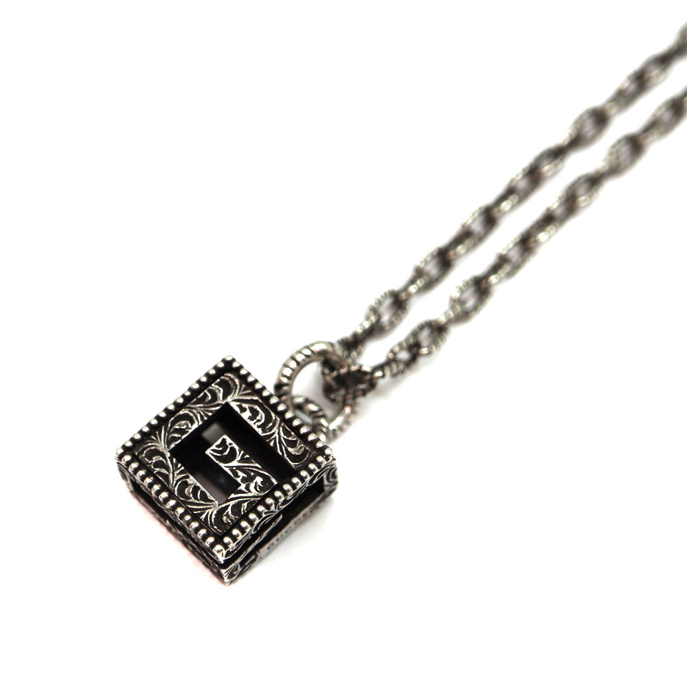 グッチ Gucci スクエアGネックレス SV925 ユニセックス【中古】