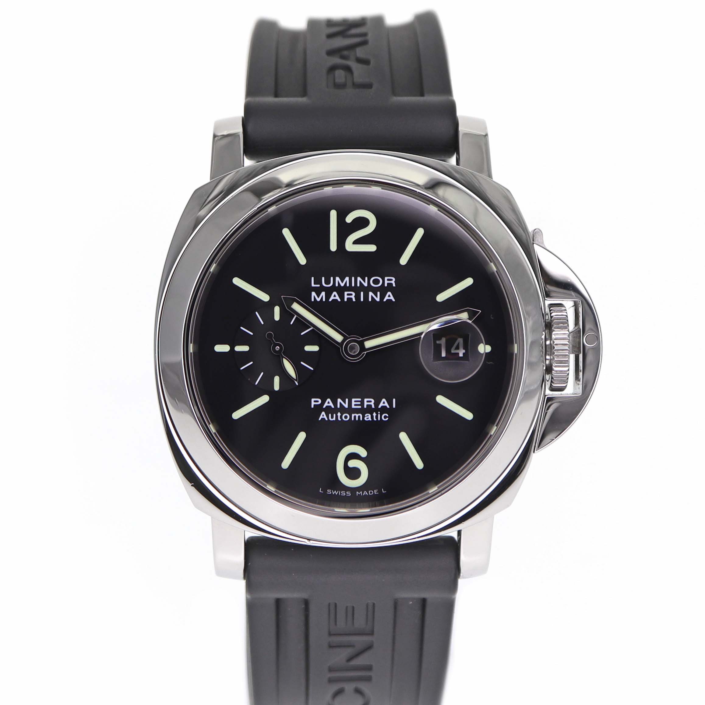 パネライ Panerai PAM00104 ルミノールマリーナ 黒文字盤 ブラック【中古】