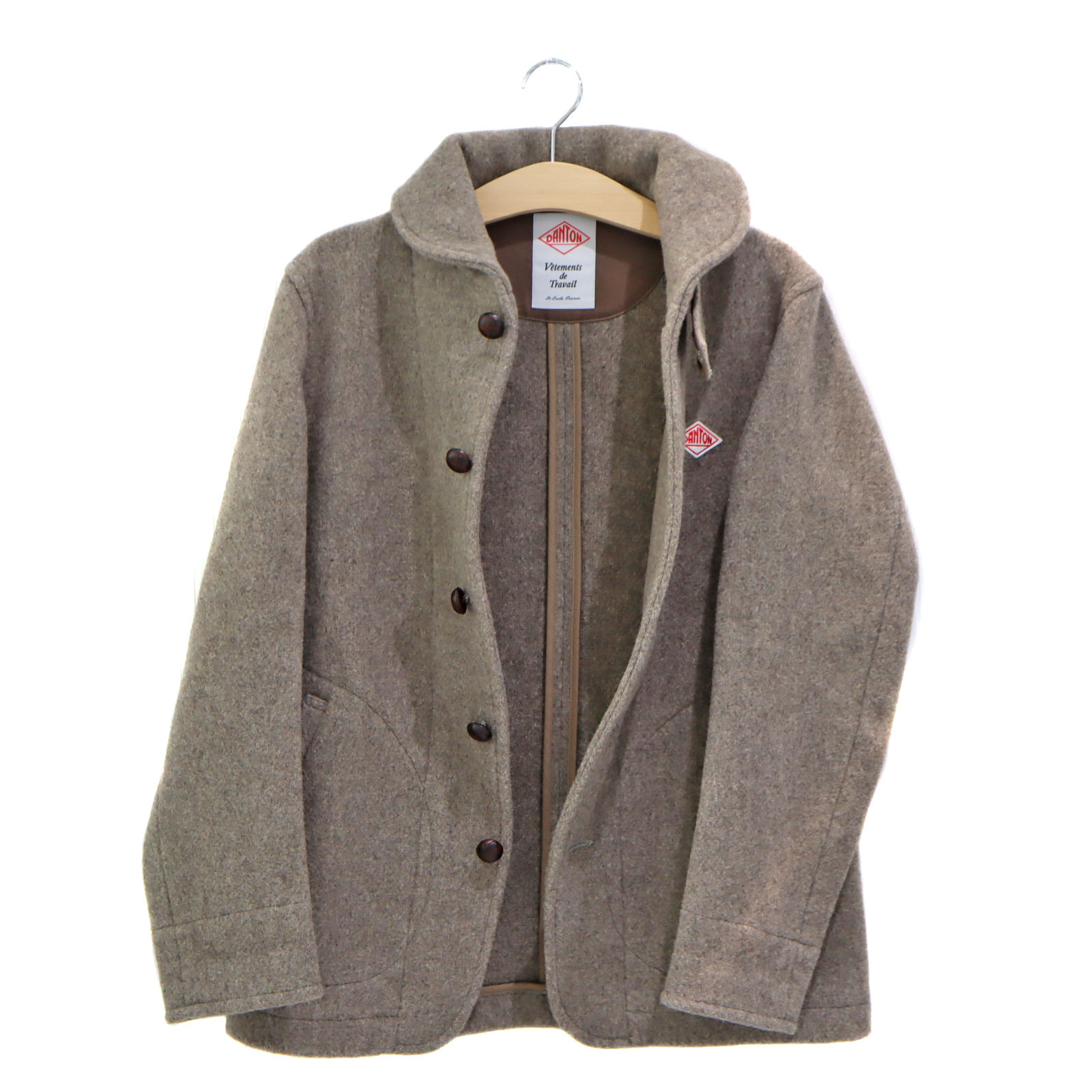 【42】DANTON ダントン ウールモッサジャケット グレー JD-8237 質屋かんてい局オンラインショップ / 茜部店 ダントン Danton JD-8237