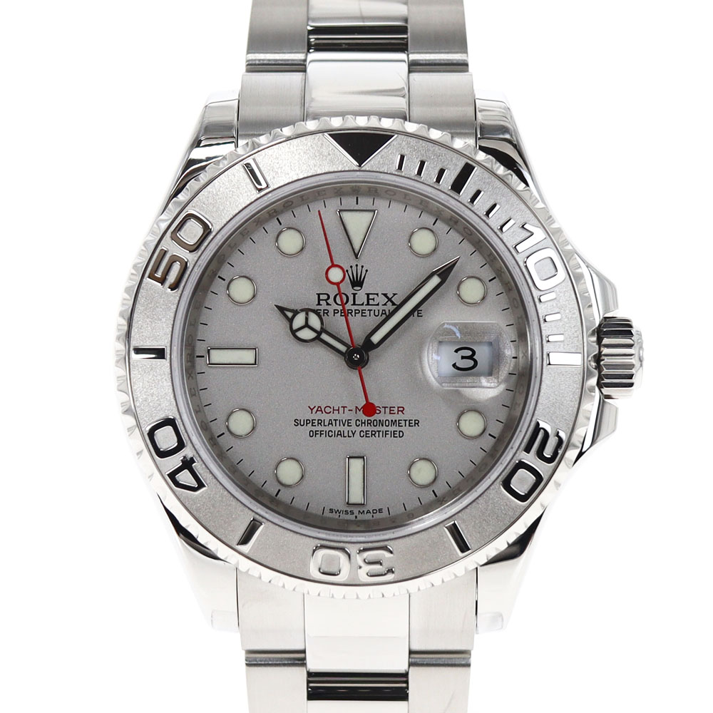 ロレックス Rolex 16622 ヨットマスターロレジウム シルバー【中古】