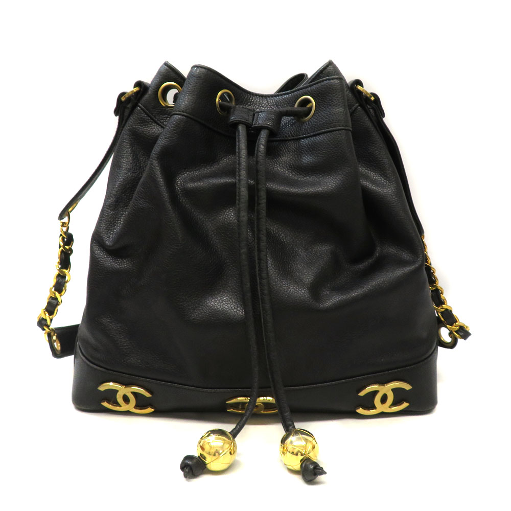 シャネル Chanel トリプルココチェーンショルダーバッグ 【中古】